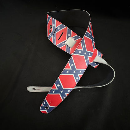 Confederate Flag Guitar Strap – Durable & Iconic Design