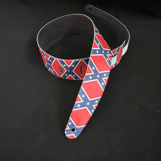Confederate Flag Guitar Strap – Durable & Iconic Design