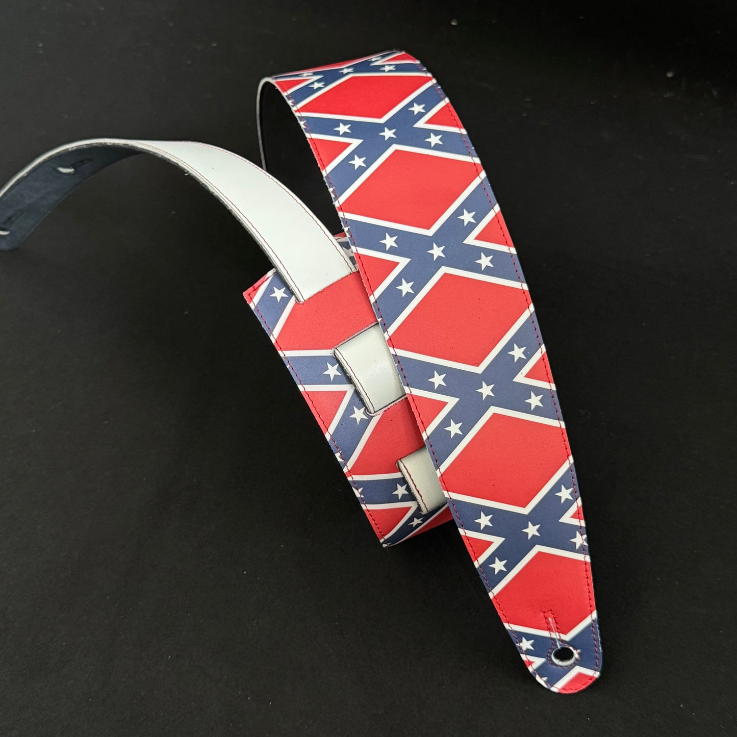 Confederate Flag Guitar Strap – Durable & Iconic Design