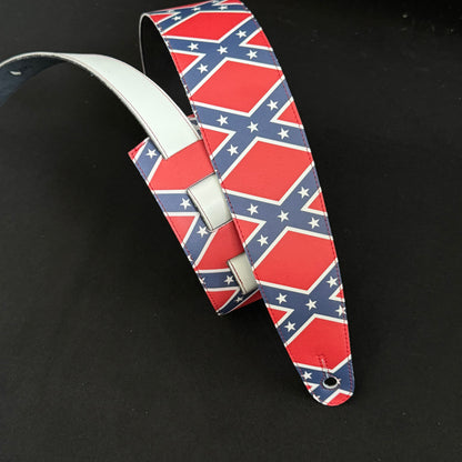 Confederate Flag Guitar Strap – Durable & Iconic Design