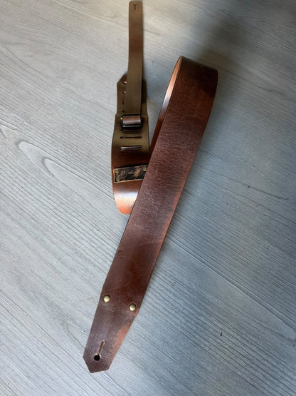 Old School Distressed Guitar Strap – Authentic Vintage Style - GBS
