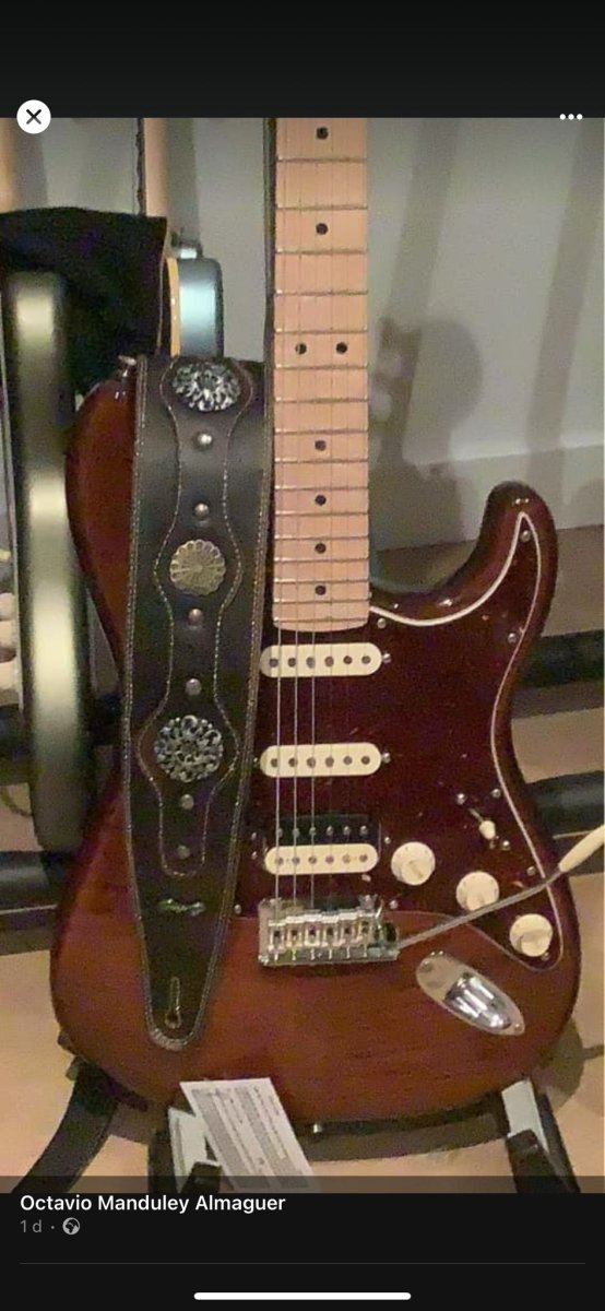 Premium Leather Guitar Strap – Legendary Lux Relic – Handmade in Portugal - GBS