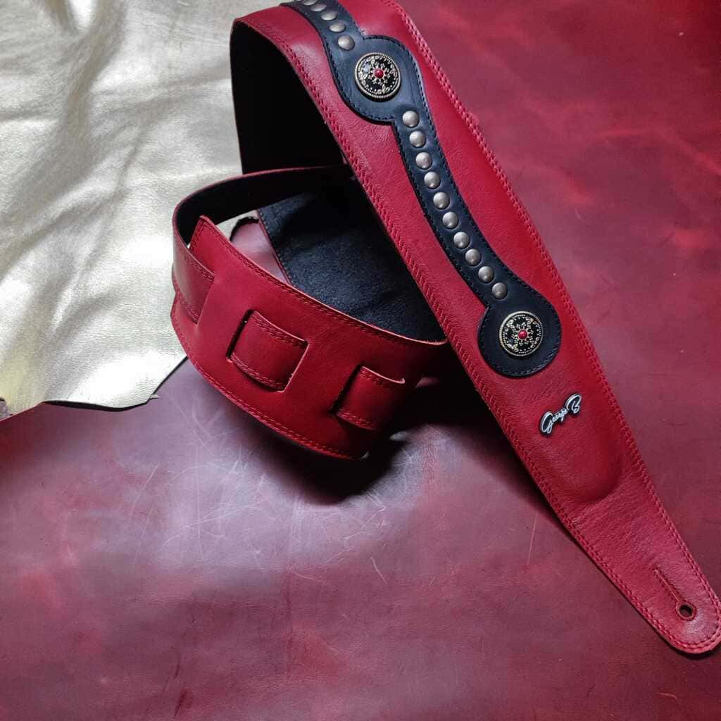 Guitar Leather Straps by George B Straps