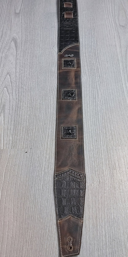 Guitar Leather Straps by George B Straps