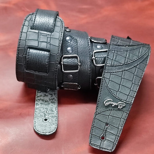 Guitar Leather Straps by George B Straps
