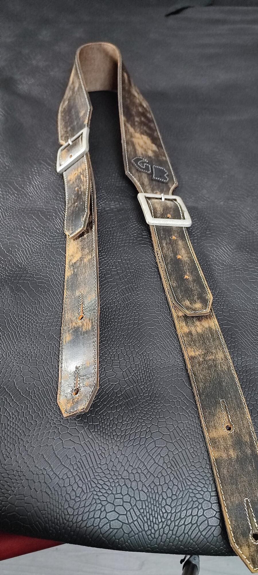 Guitar Leather Straps by George B Straps