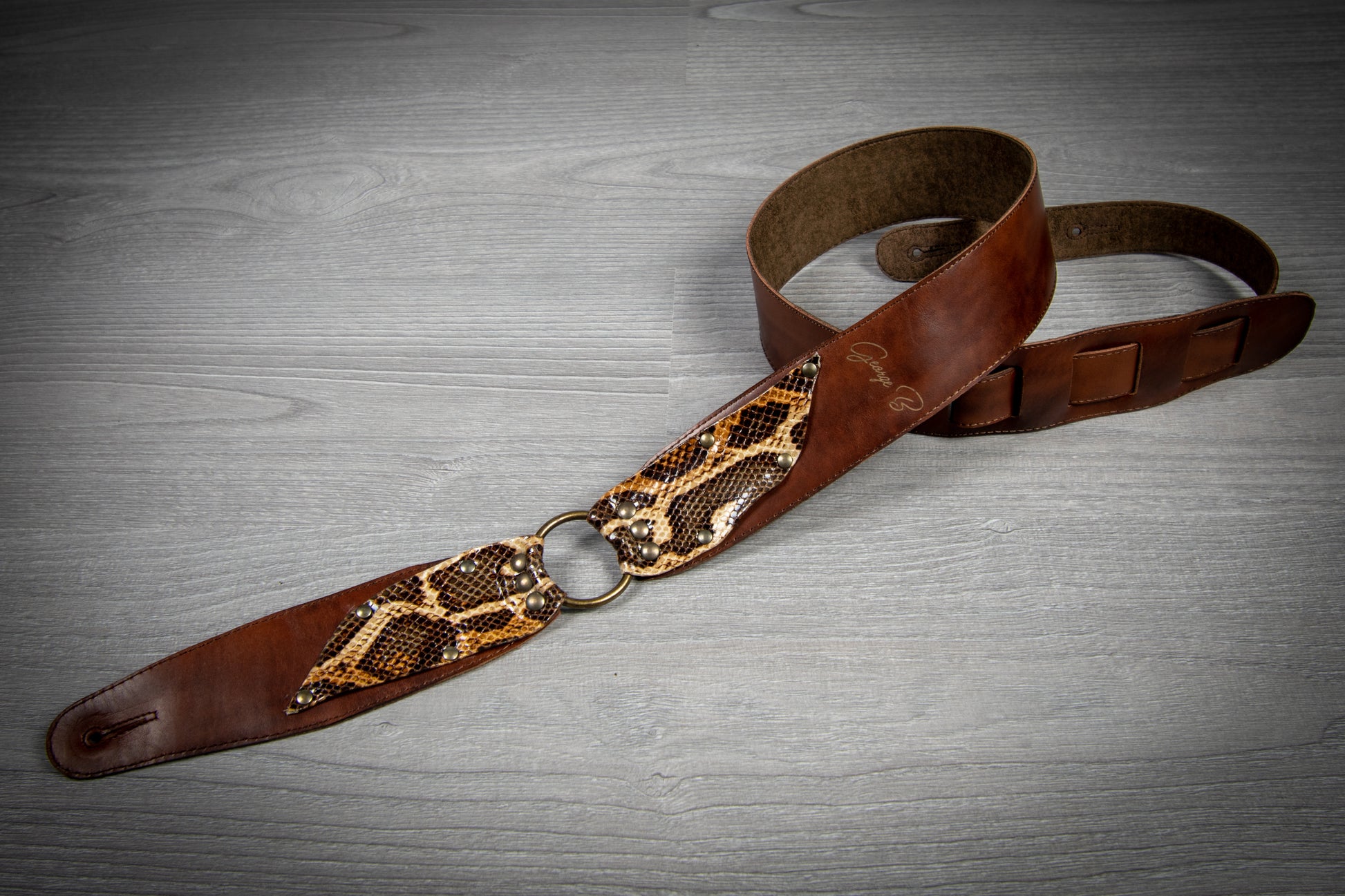 Guitar Leather Straps by George B Straps