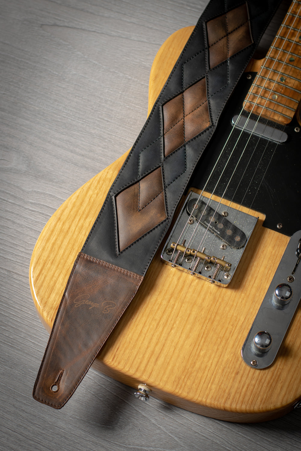 Guitar Leather Straps by George B Straps