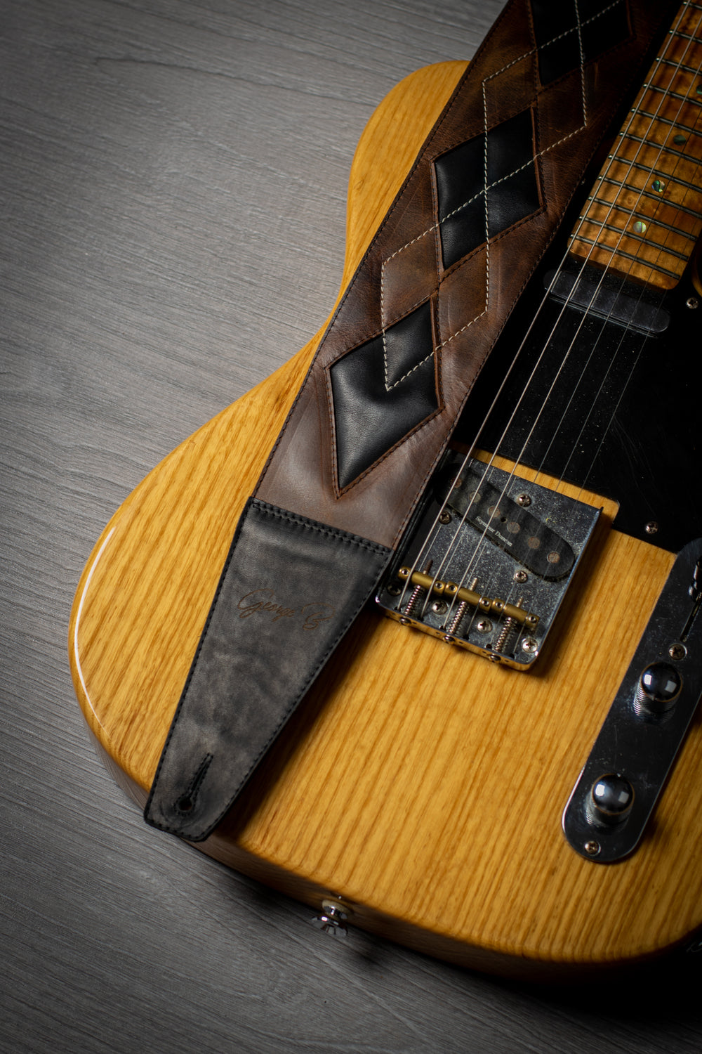 Guitar Leather Straps by George B Straps
