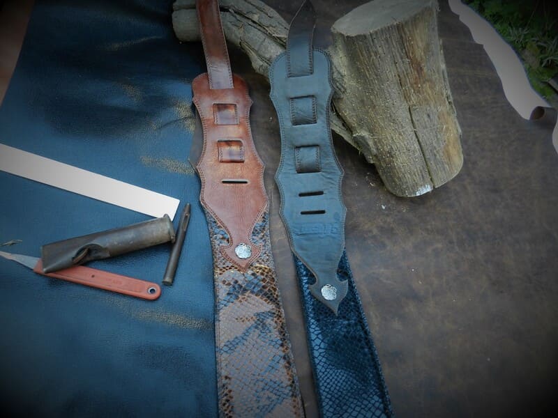 Guitar Leather Straps by George B Straps