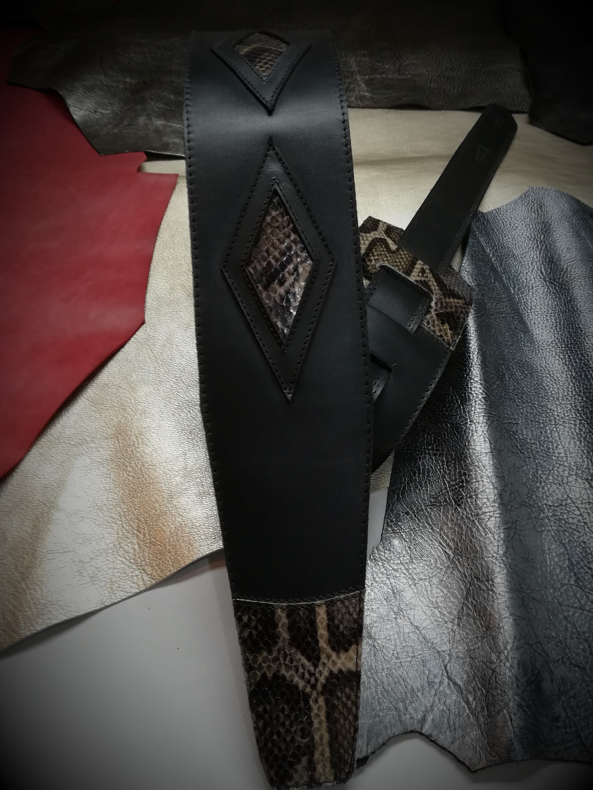 Guitar Leather Straps by George B Straps