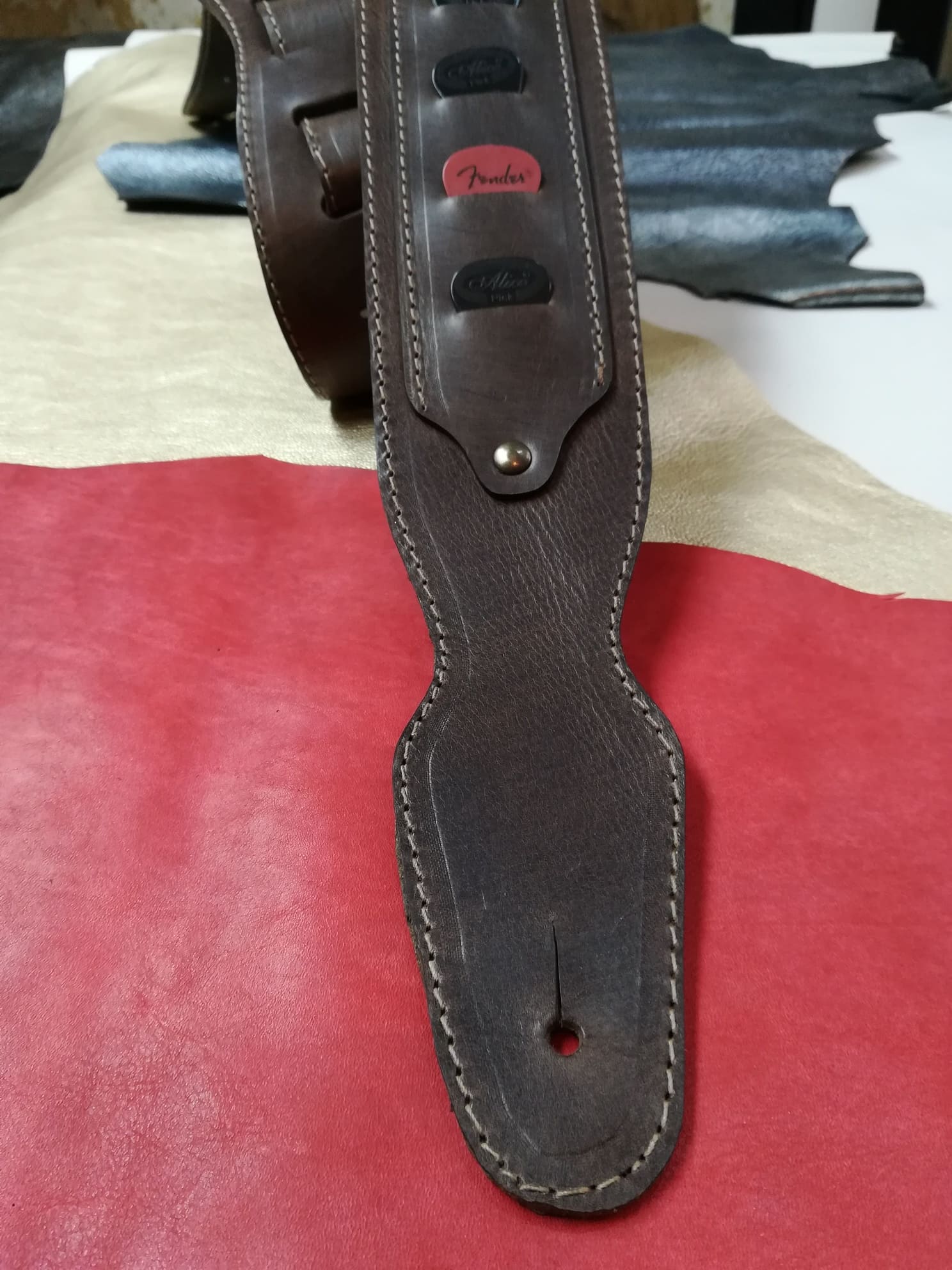 Guitar Leather Straps by George B Straps