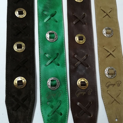 Guitar Leather Straps by George B Straps