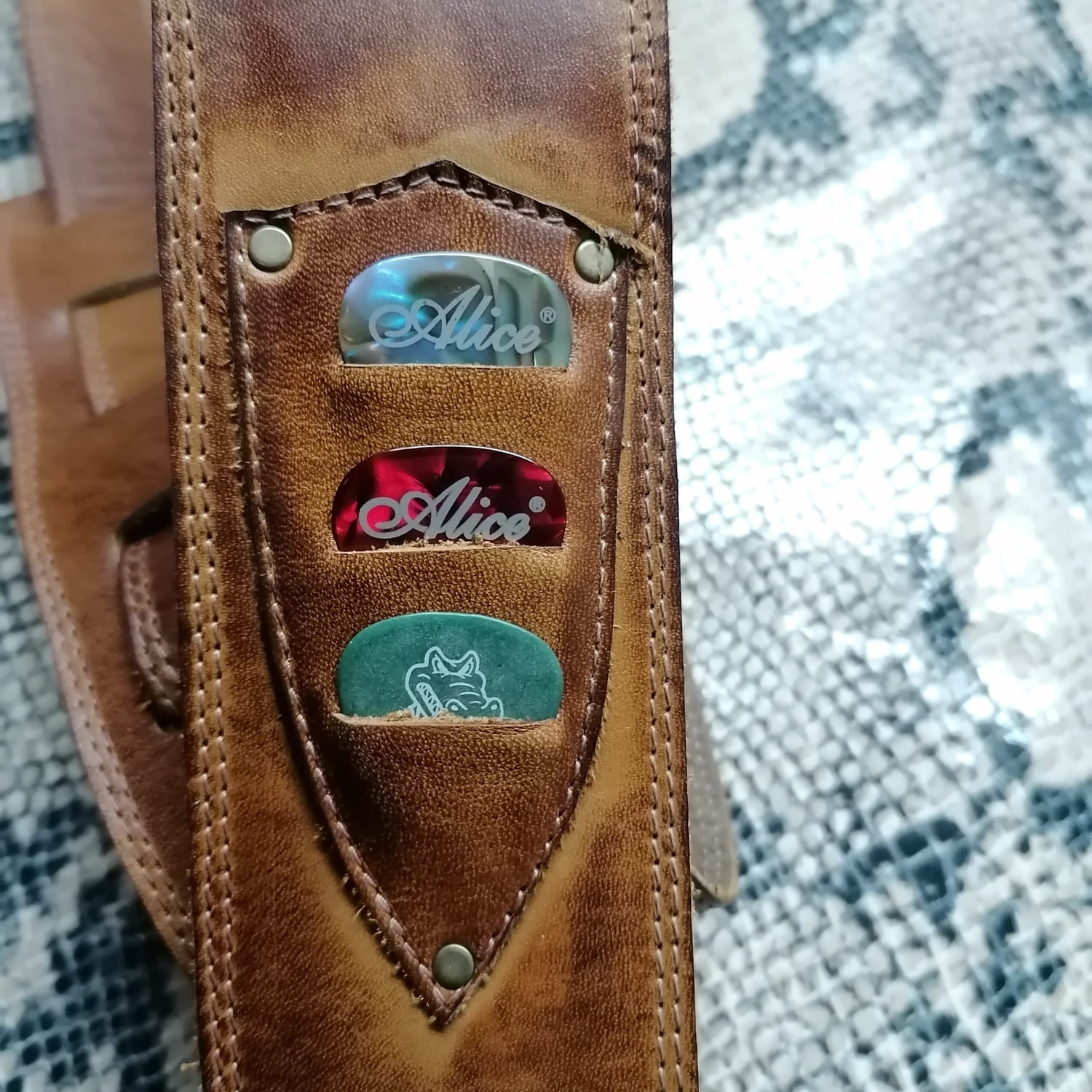 Guitar Leather Straps by George B Straps