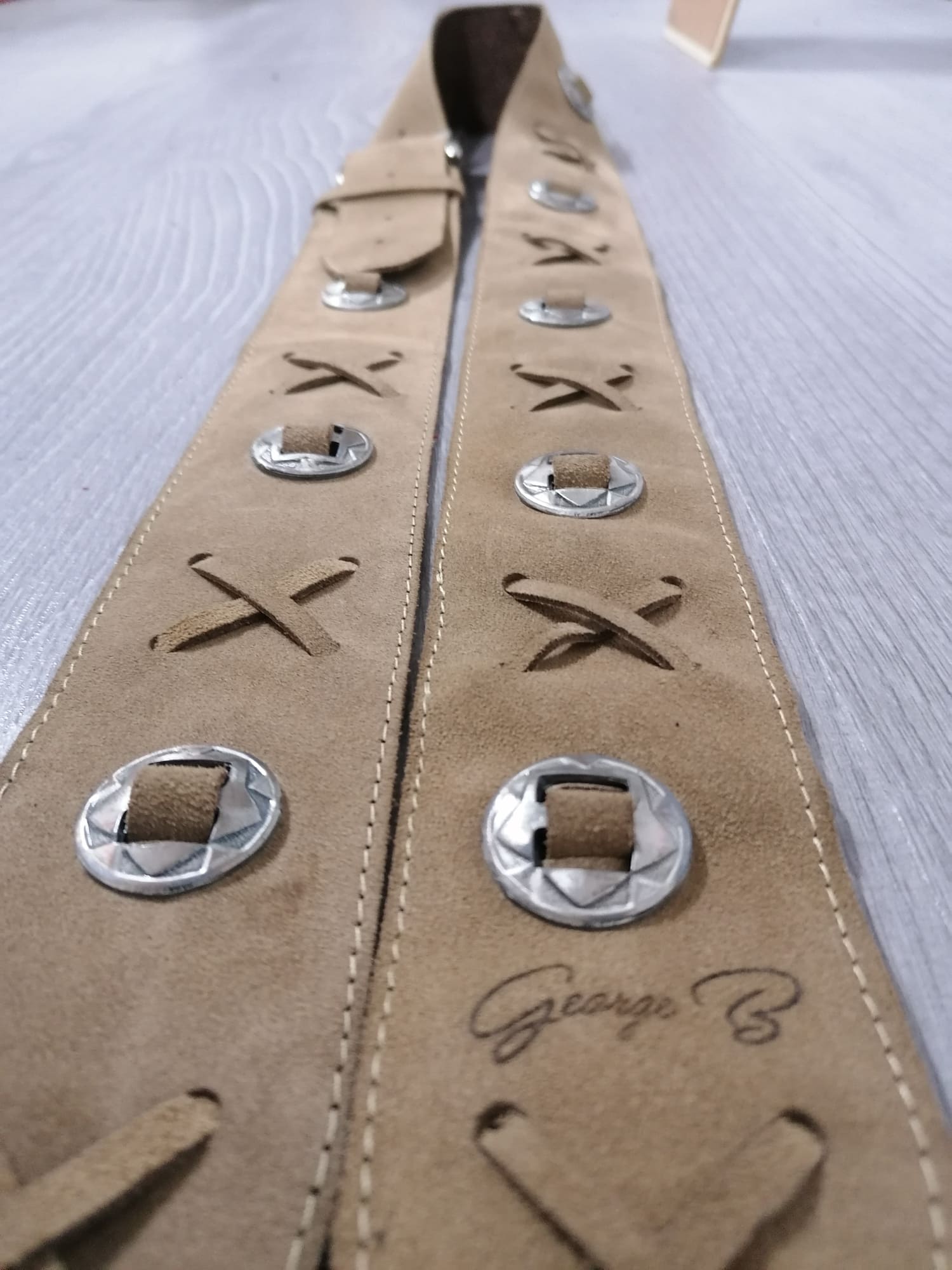 Guitar Leather Straps by George B Straps