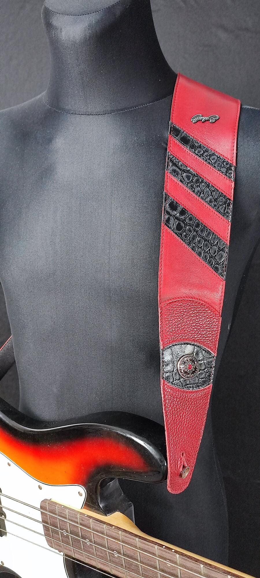 Guitar Leather Straps by George B Straps
