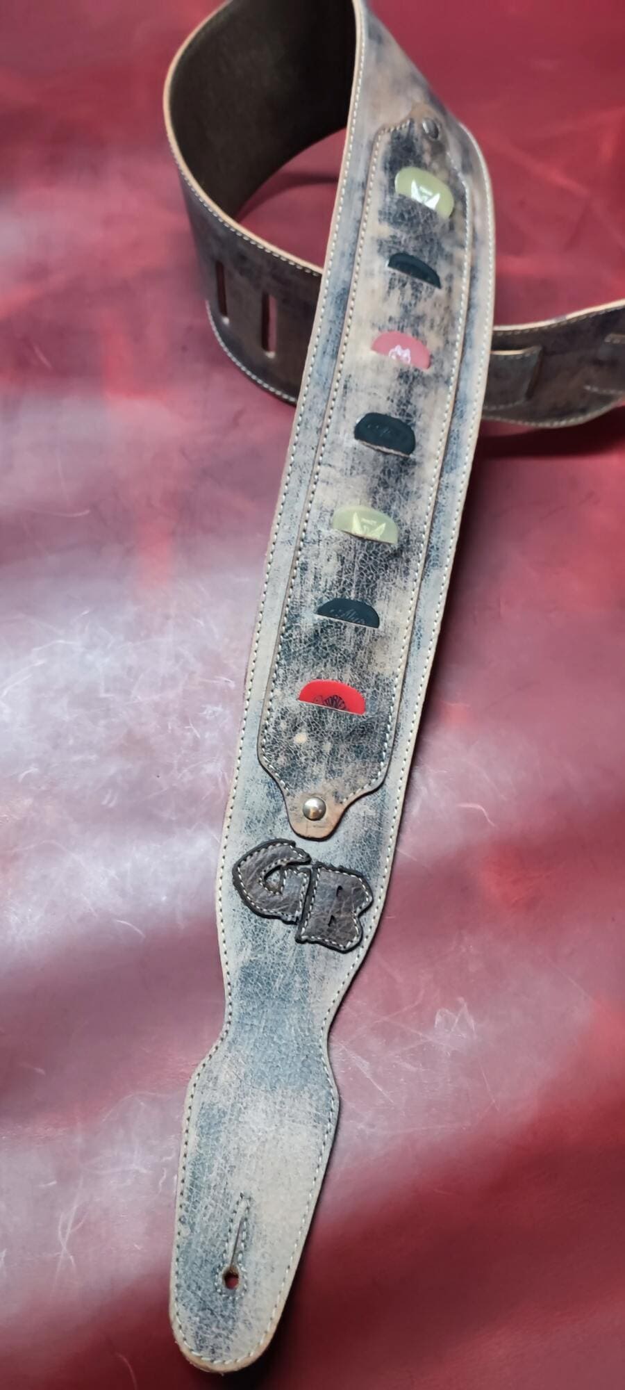 Guitar Leather Straps by George B Straps