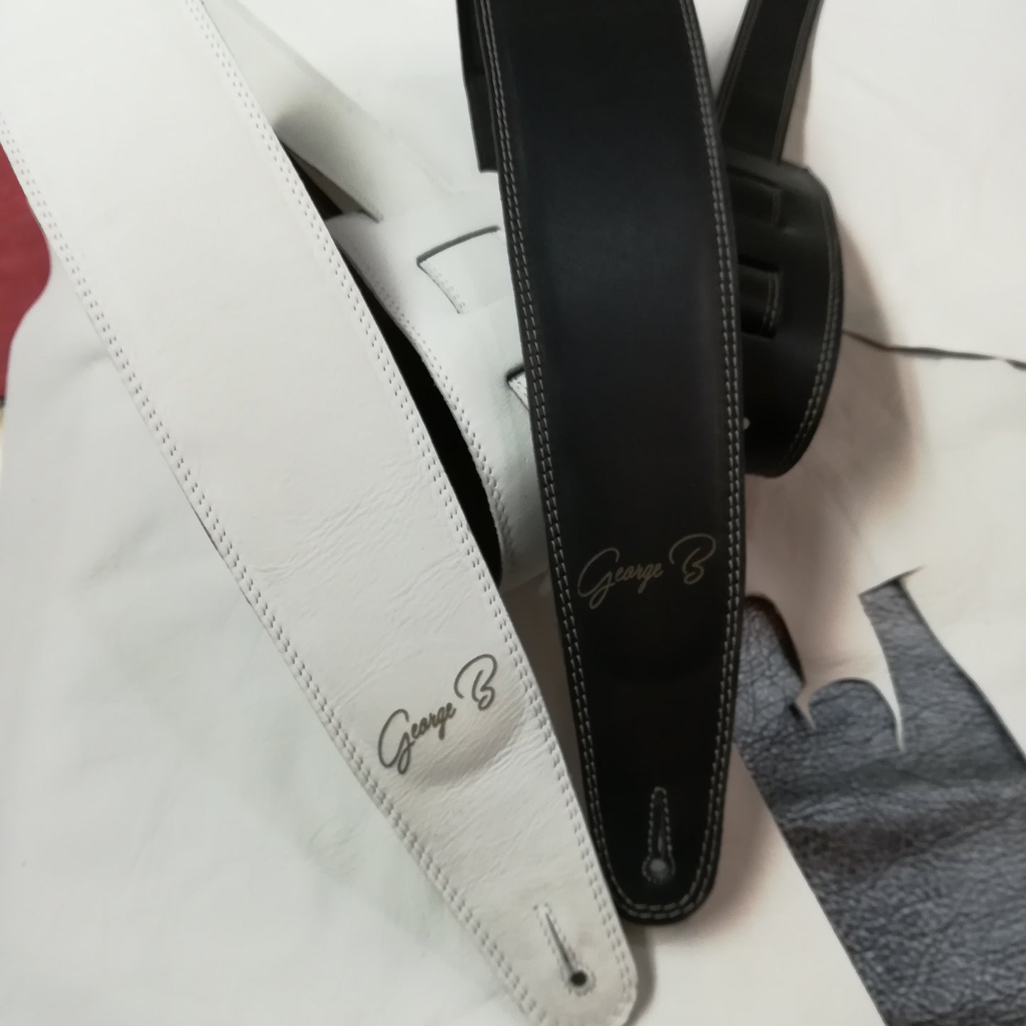 Guitar Leather Straps by George B Straps
